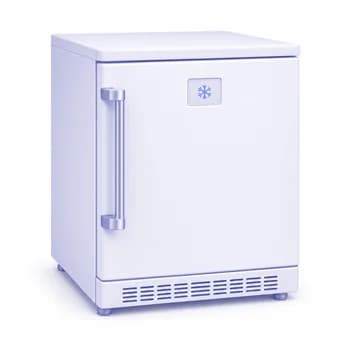 Closed laboratory refrigerator.